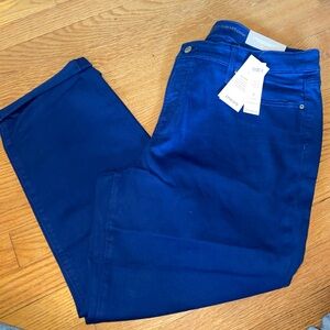 Chico’s royal blue cropped pants